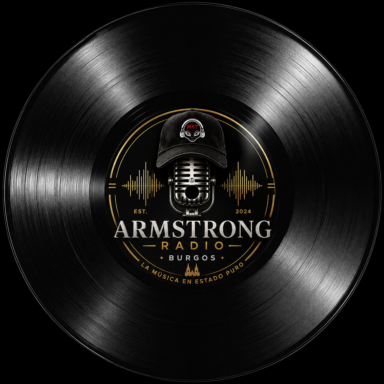Portada del álbum de Armstrong Radio Burgos en directo